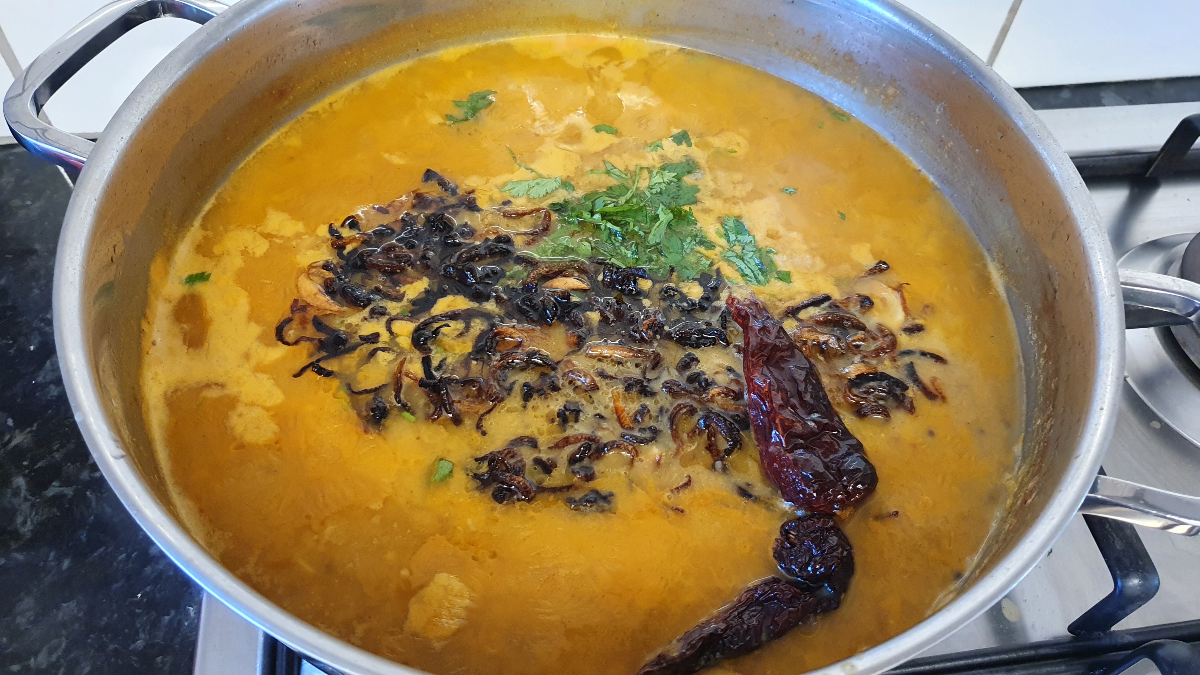 Bagya's Dal Tadka — golden lentils in a bowl